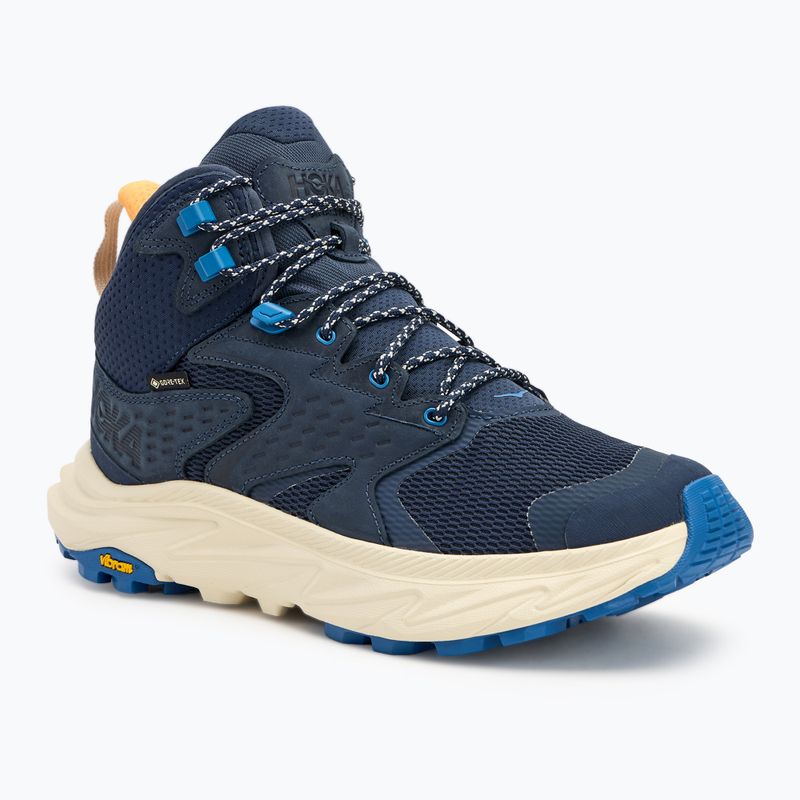 Мъжки туристически обувки HOKA Anacapa 2 Mid GTX varsity navy/овесено мляко