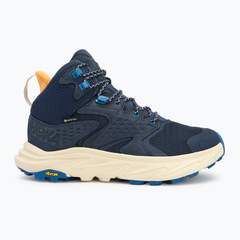 Мъжки туристически обувки HOKA Anacapa 2 Mid GTX varsity navy/овесено мляко 2