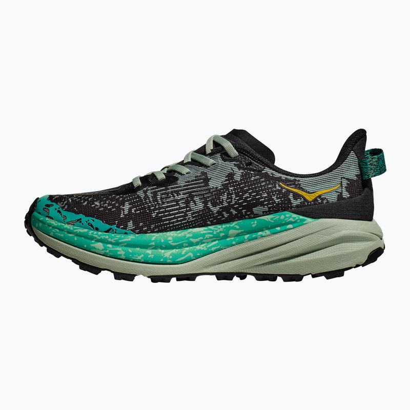 Дамски обувки за бягане HOKA Speedgoat 6 black/aloe vera 8