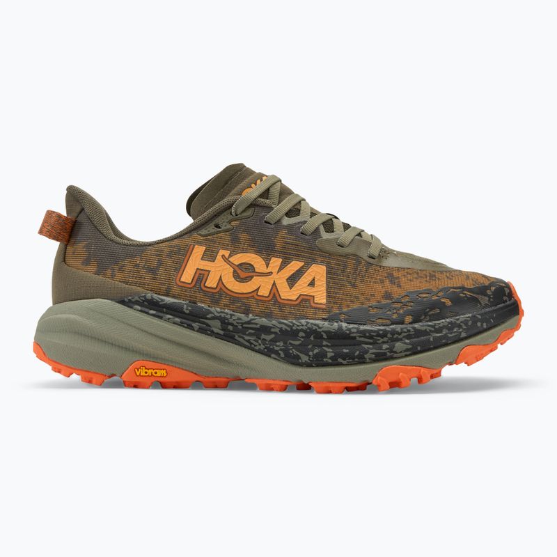 Мъжки обувки за бягане HOKA Speedgoat 6 Wide antique olive/squash 2