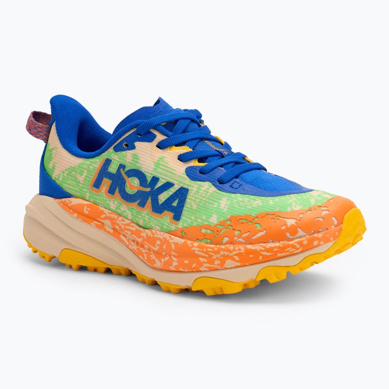 Детски обувки за бягане HOKA Speedgoat 6 ultramarine/electric lime