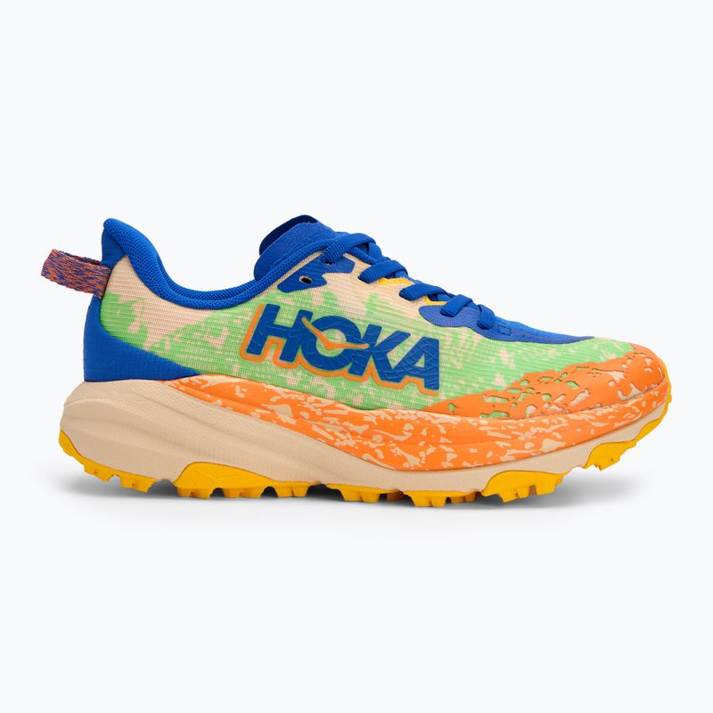 Детски обувки за бягане HOKA Speedgoat 6 ultramarine/electric lime 2