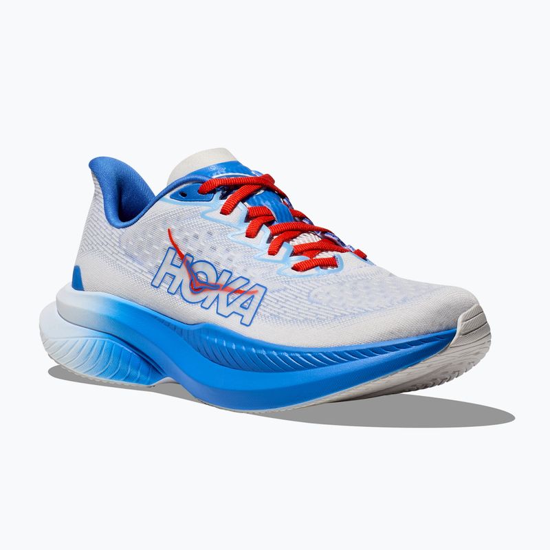 Дамски обувки за бягане HOKA Mach 6 white/virtual blue 8