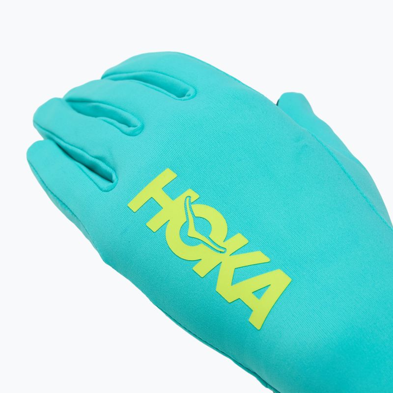 Ръкавици за бягане HOKA Airolite Run electric aqua 4