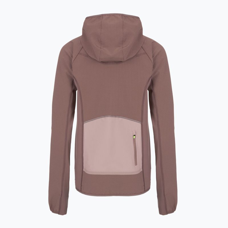 Дамски суитшърт за бягане HOKA Sky Glow Half Zip smokey quartz 5