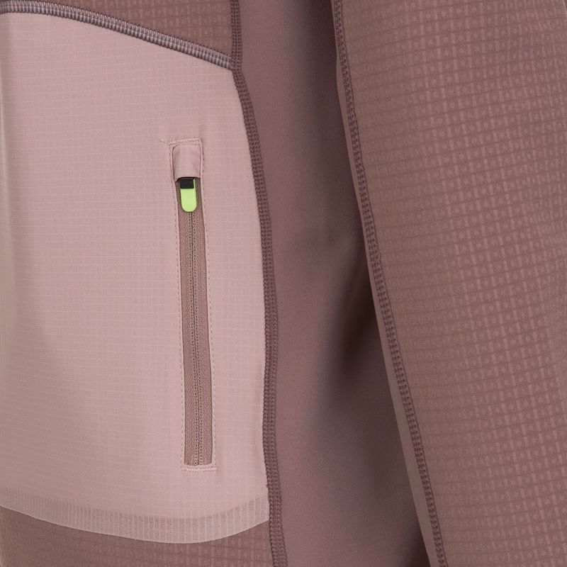 Дамски суитшърт за бягане HOKA Sky Glow Half Zip smokey quartz 6