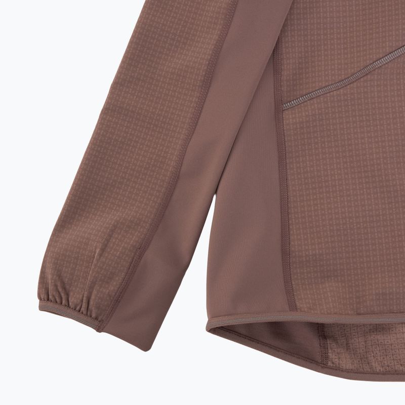 Дамски суитшърт за бягане HOKA Sky Glow Half Zip smokey quartz 7