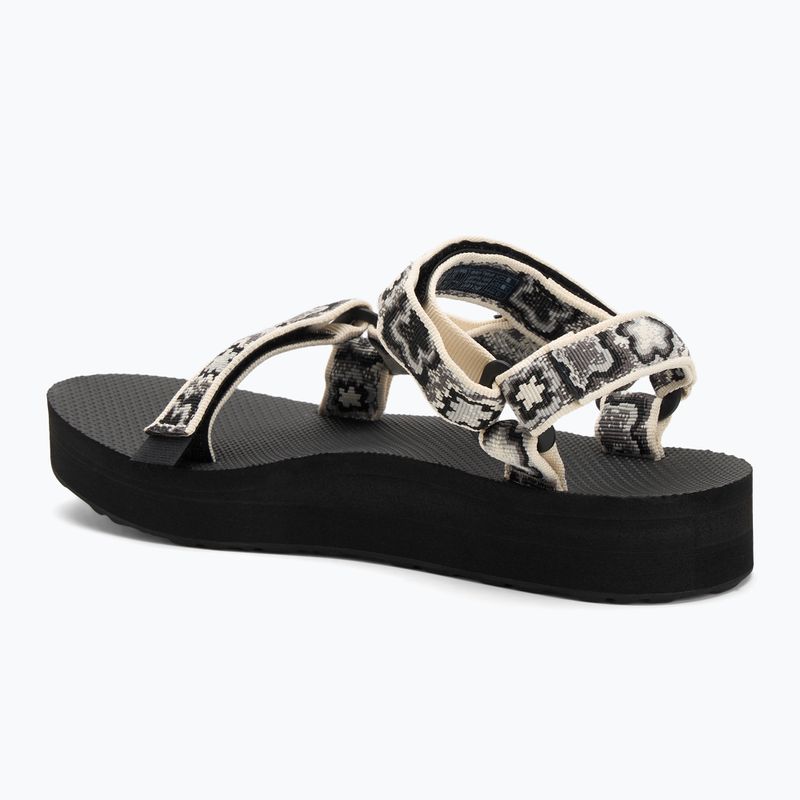 Дамски сандали Teva Midform Universal neon floral black / white 3