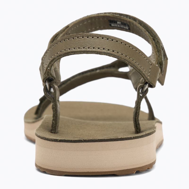 Дамски сандали Teva Original Universal Slim Lea в цвят горяща маслина 6
