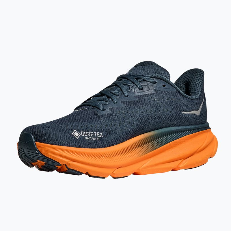 Мъжки обувки за бягане HOKA 9 GTX stormy skies/orange zest 4