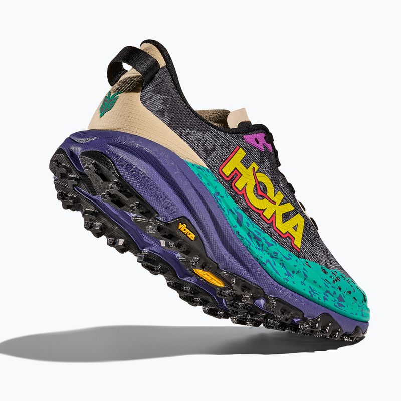 Дамски обувки за бягане HOKA Speedgoat 6 oatmeal/mountain iris 5