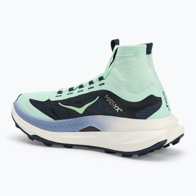 Дамски обувки за бягане HOKA Tecton X 3 mint fluorite/varsity navy 3