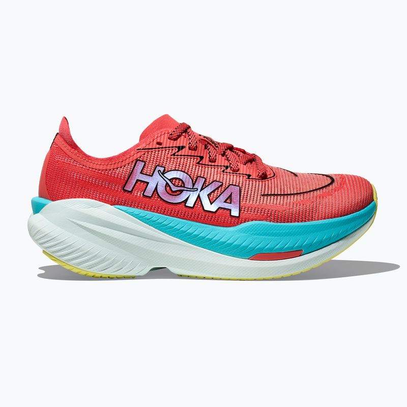 Дамски обувки за бягане HOKA Mach X 2 grapefruit/electric coral 10