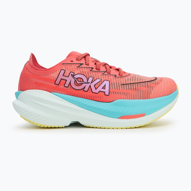 Дамски обувки за бягане HOKA Mach X 2 grapefruit/electric coral 3