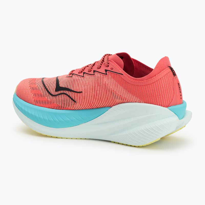 Дамски обувки за бягане HOKA Mach X 2 grapefruit/electric coral 4