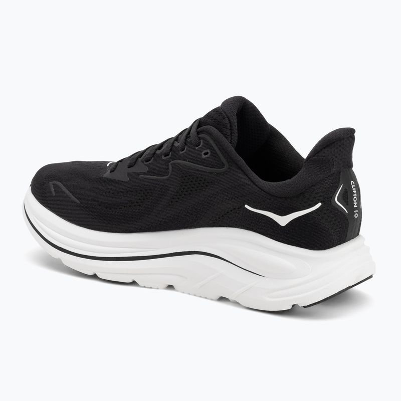 Дамски обувки за бягане HOKA Clifton 10 Wide black/white 3