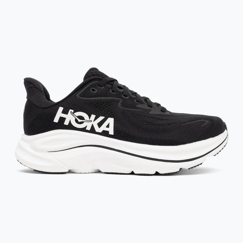 Дамски обувки за бягане HOKA Clifton 10 Wide black/white 2