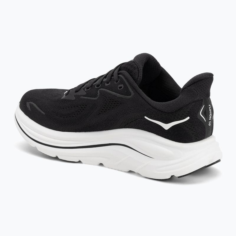 Дамски обувки за бягане HOKA Clifton 10 Wide black/white 3