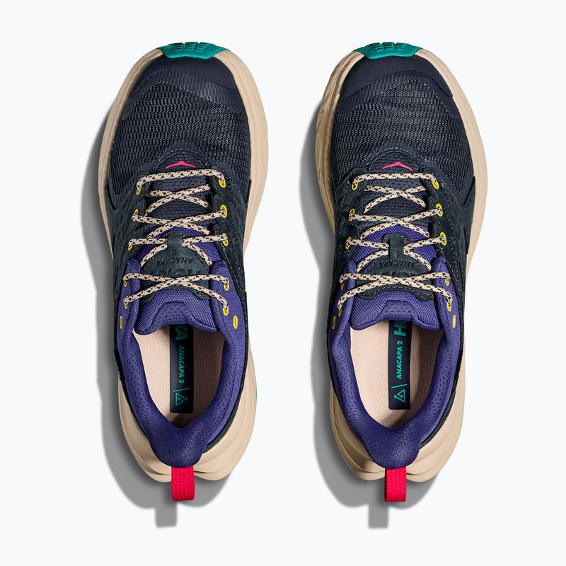 Дамски туристически обувки HOKA Anacapa 2 Low GTX varsity navy/mountain iris 14