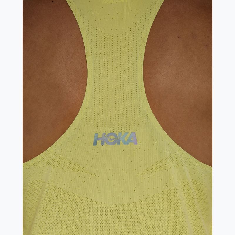 Мъжка тениска за бягане HOKA Race Singlet hoka citrus 7