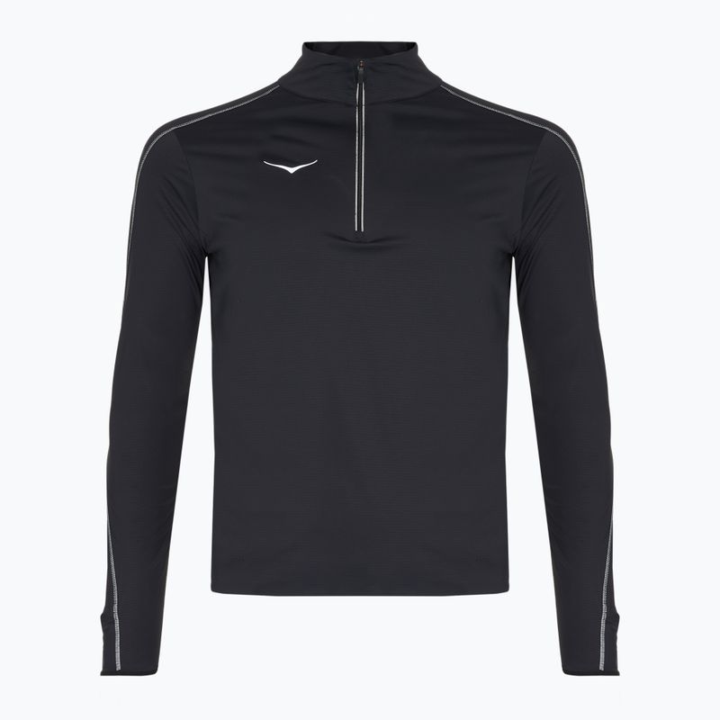 Мъжки потник за бягане HOKA GlideTech Quarter Zip black