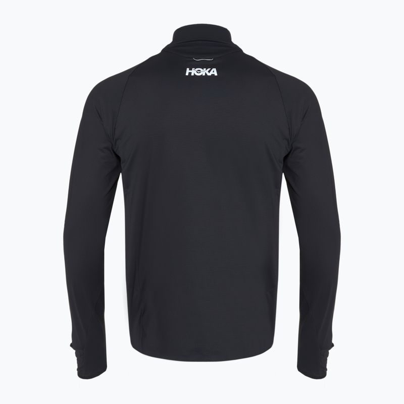 Мъжки потник за бягане HOKA GlideTech Quarter Zip black 2