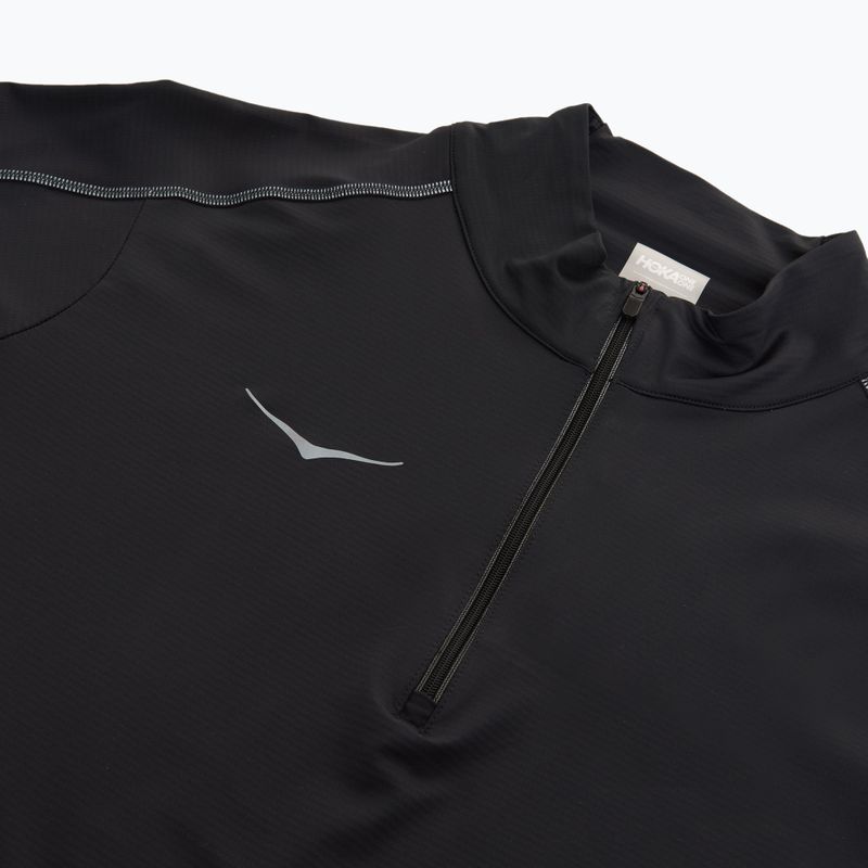 Мъжки потник за бягане HOKA GlideTech Quarter Zip black 3