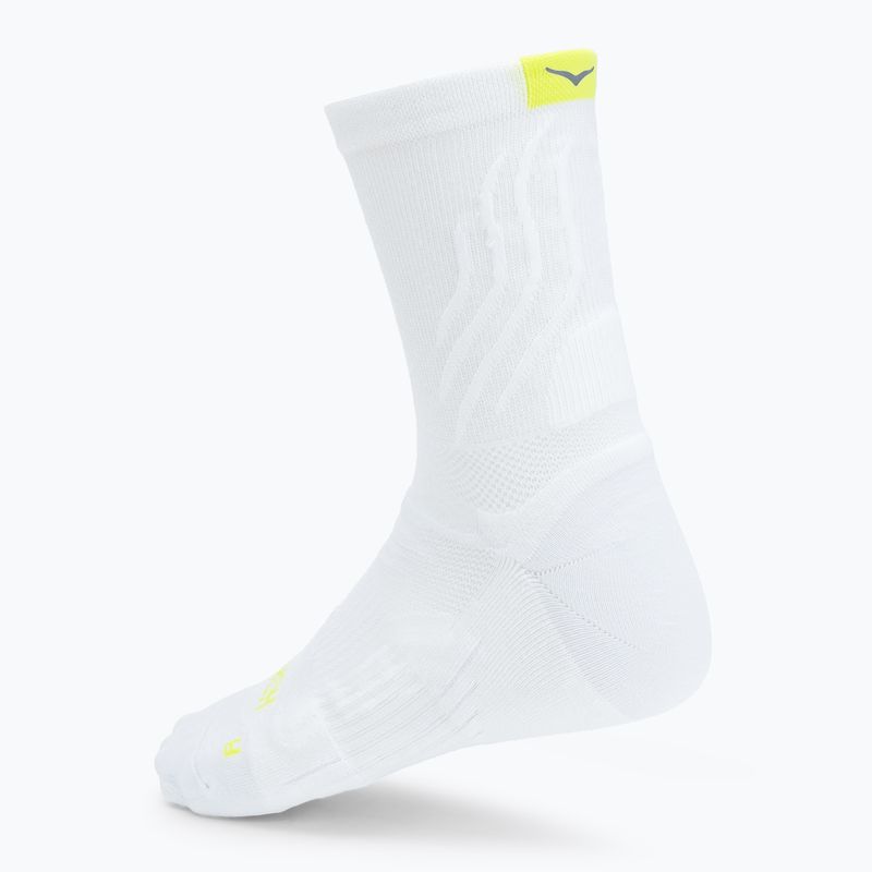 Чорапи HOKA Bondi Quarter Run white 2