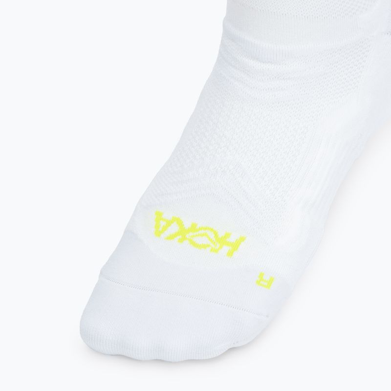 Чорапи HOKA Bondi Quarter Run white 3
