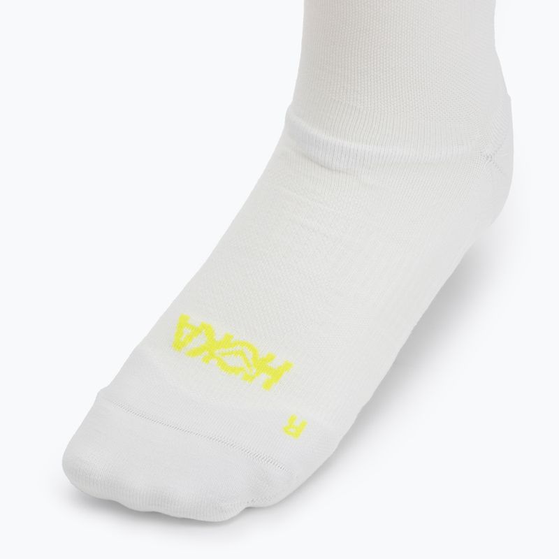 Чорапи HOKA Clifton Crew Run white 3