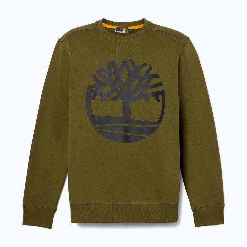 Мъжки суитшърт Timberland Tree Logo Crew Neck dark olive 5