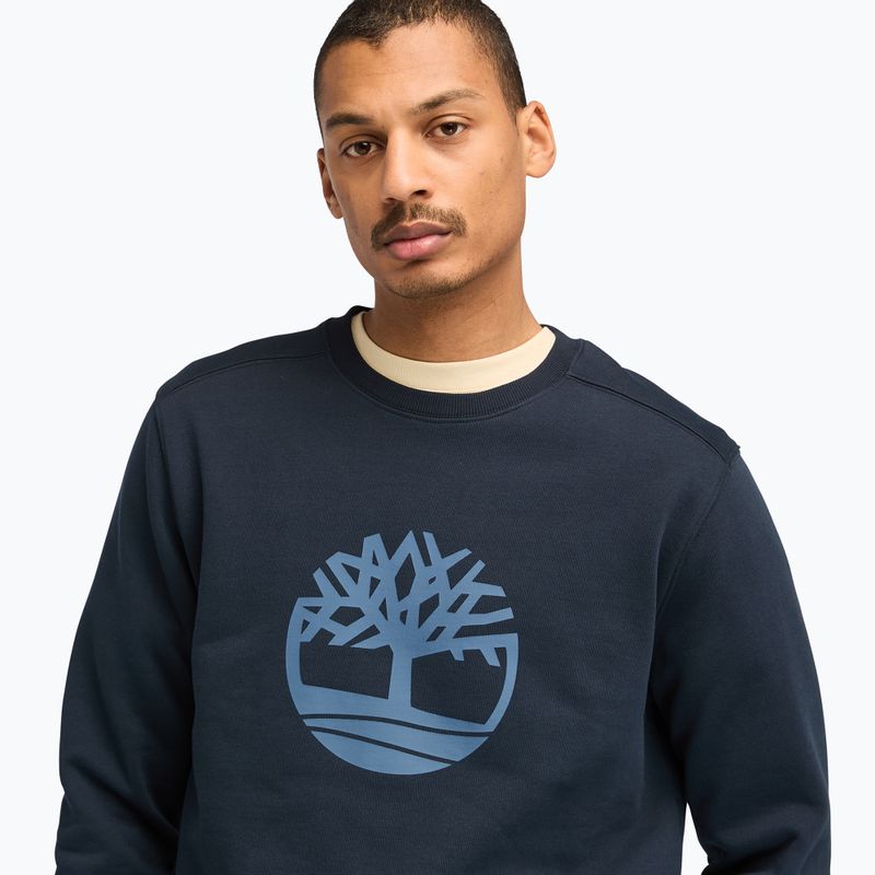 Мъжки суитшърт Timberland Tree Logo Crew Neck dark sapphire 4