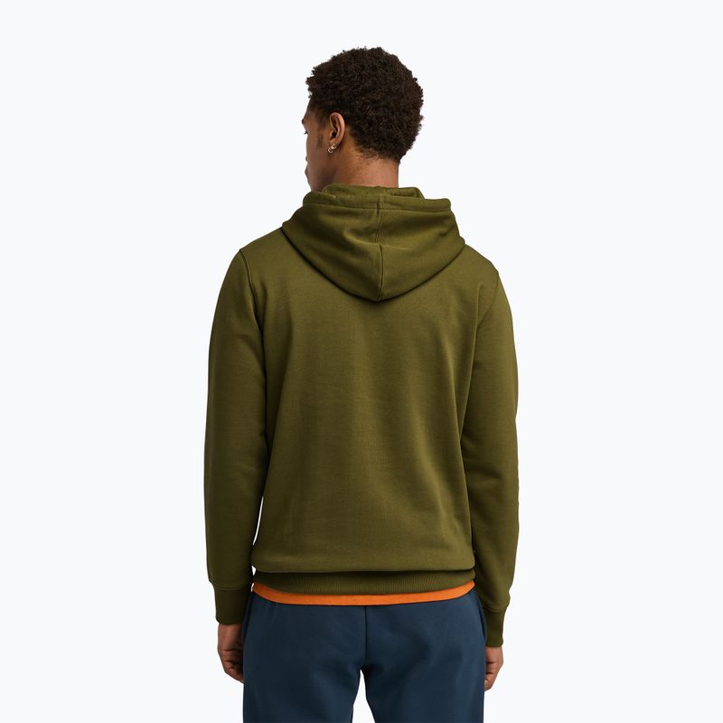 Мъжки суитшърт Timberland Tree Logo Hoodie dark olive 3