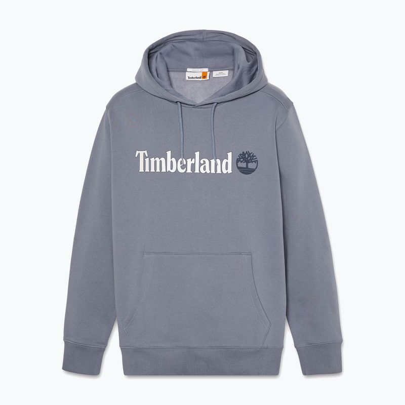 Мъжки суитшърт męska Timberland Linear Logo Hoodie folkstone gray 5