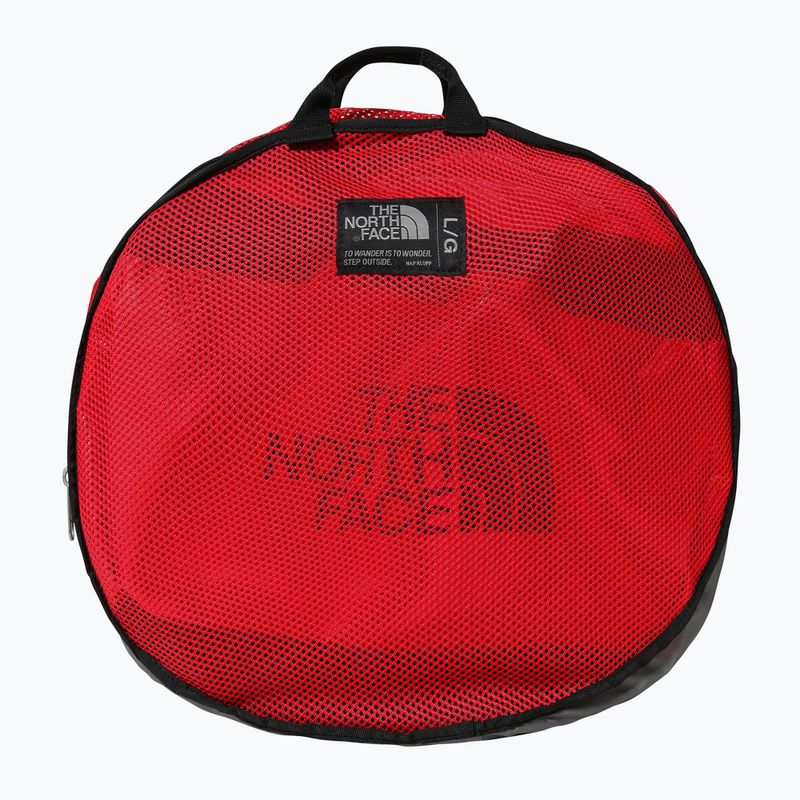 Пътна чанта The North Face Base Camp Duffel L 95 l red/black/npf 3