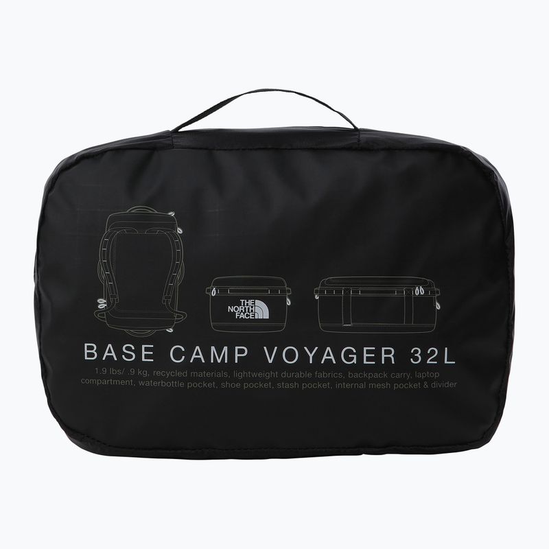 Пътна чанта The North Face Base Camp Voyager Duffel 32 l black/white/npf 5