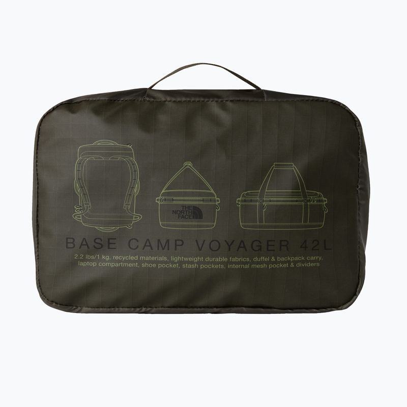 Пътна чанта The North Face Base Camp Voyager Duffel 42 l new taupe green 5