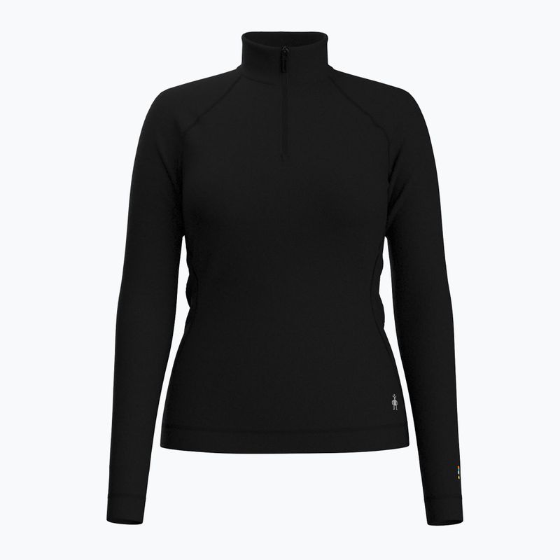 Дамска термоактивна блуза Smartwool Classic Thermal Merino Base Layer 1/4 Zip Boxed черна