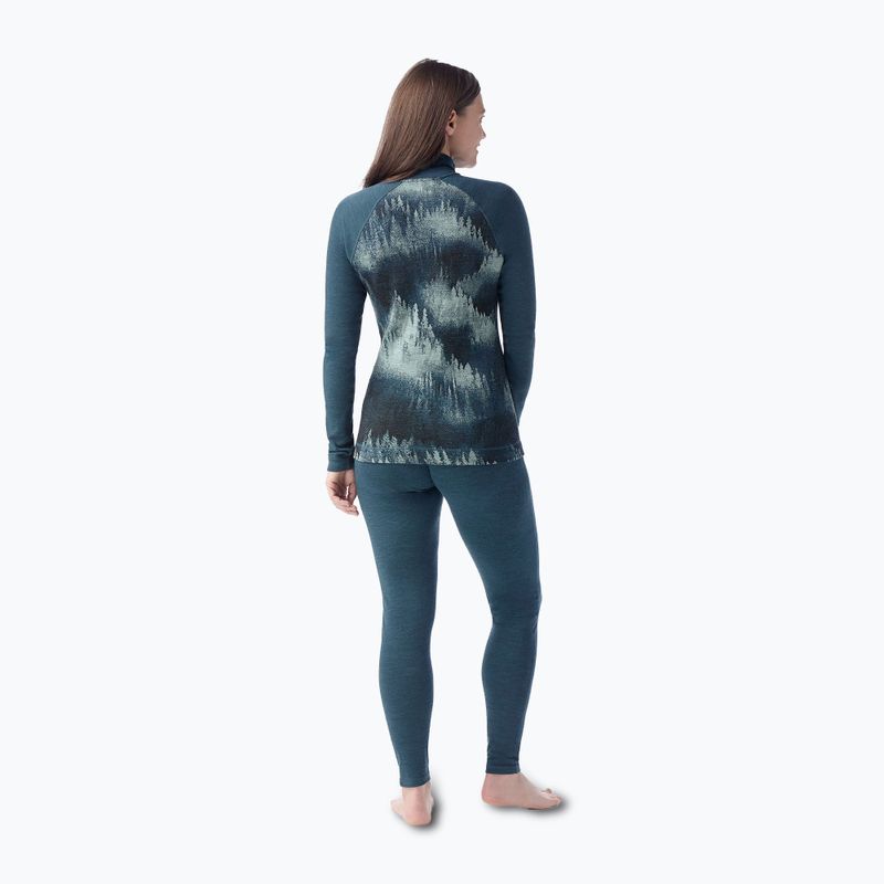 Женски Smartwool Classic Thermal Merino Base Layer 1/4 Zip Boxed суитшърт twilight foggy pines 2