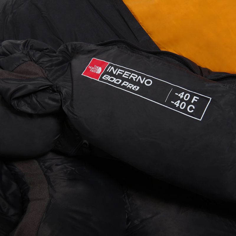Спален чувал The North Face Inferno -40F/-40C 193/right brushfire orange/tnf black 4