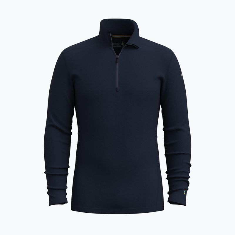 Мъжка термоактивна блуза Smartwool Classic Thermal Merino Base Layer 1/4 Zip Boxed дълбоко тъмносиня 4