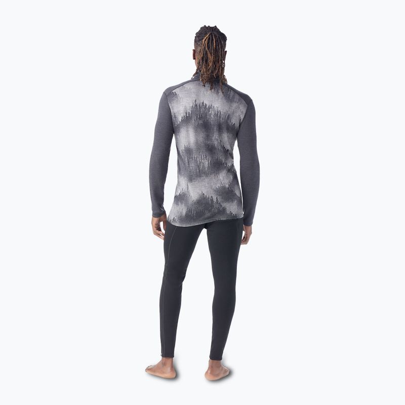 Мъжки термо суитшърт Smartwool Classic Thermal Merino Base Layer 1/4 Zip Boxed charcoal foggy pines 2