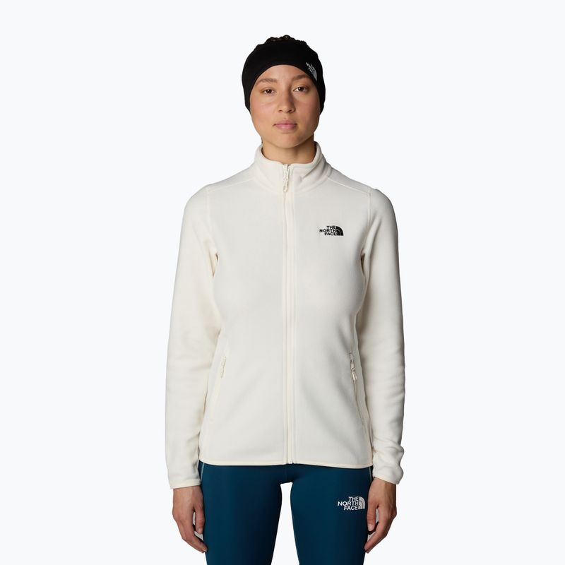 Дамски суитшърт The North Face 100 Glacier FZ white dune/npf