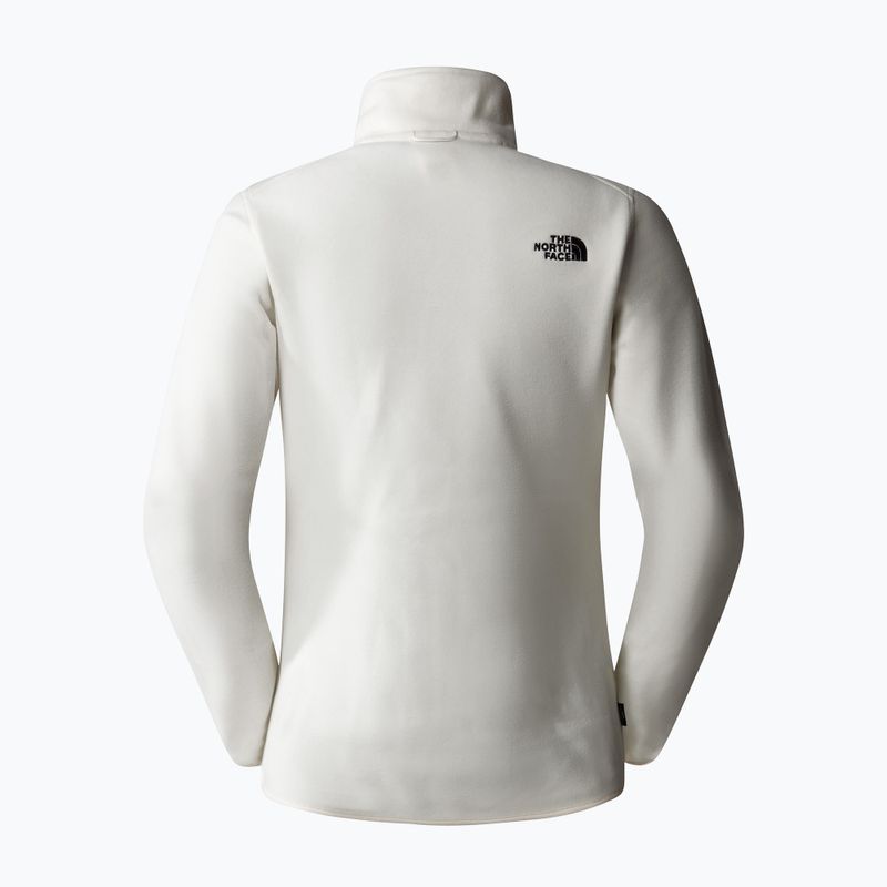 Дамски суитшърт The North Face 100 Glacier FZ white dune/npf 6