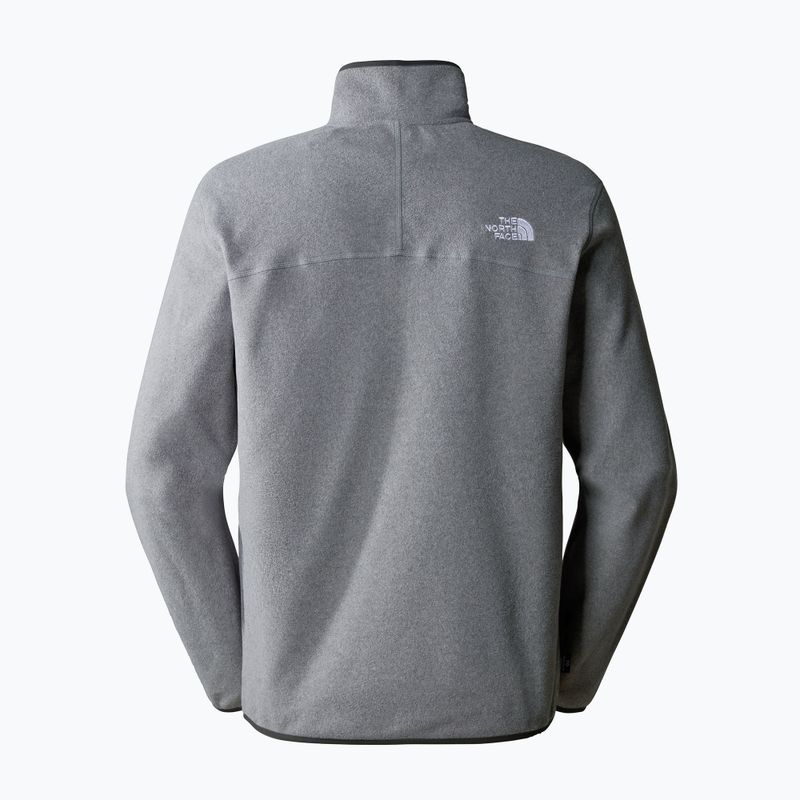 Мъжки суитшърт The North Face 100 Glacier 1/4 Zip medium grey heather 5