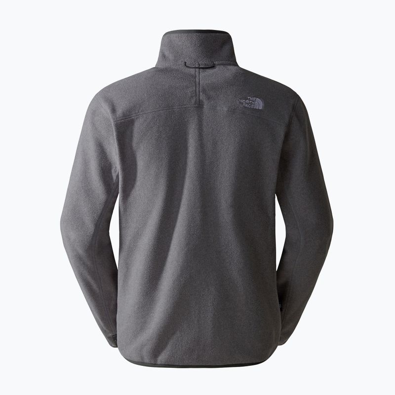 Мъжки суитшърт The North Face 100 Glacier Full Zip medium grey heather 6