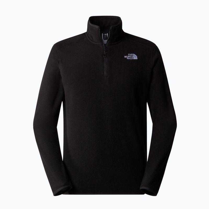 Мъжки суитшърт The North Face 100 Glacier 1/4 Zip Hoodie black/npf 4