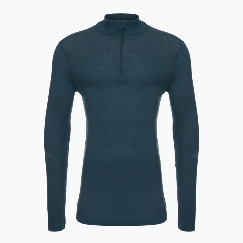 Мъжки термо суитшърт Smartwool Intraknit Thermal Merino Base Layer 1/4 Zip twilight blue 3