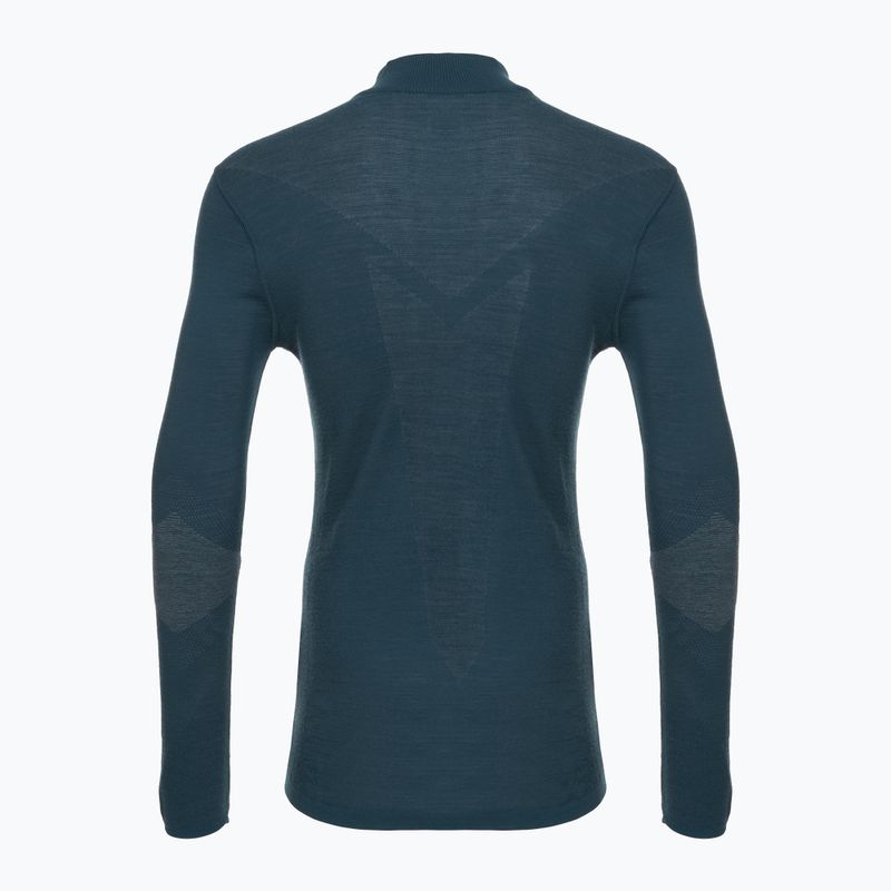 Мъжки термо суитшърт Smartwool Intraknit Thermal Merino Base Layer 1/4 Zip twilight blue 4