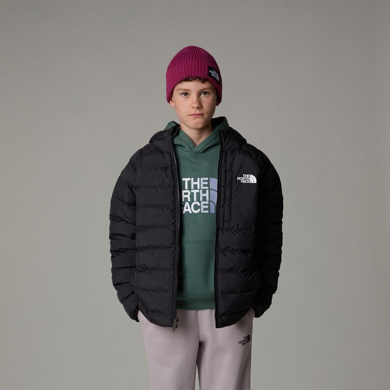 Детско яке The North Face Reversible Perrito black/smoked pearl 4